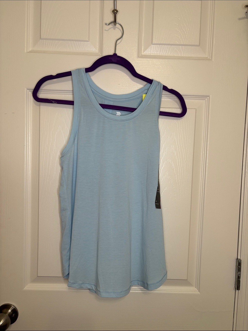 all in motion Light Blue Scoop Neck Tank Top Size XS NWT